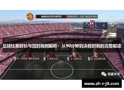 足球比赛时长与加时规则解析:从90分钟到决胜时刻的完整解读 足球比赛时长与加时规则解析:从90分钟到决胜时刻的完整解读